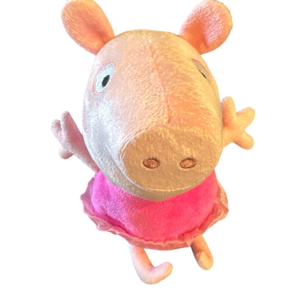 Peppa Pig Ballerina Ballet Dancer Plush Stuffed Animal 12".
